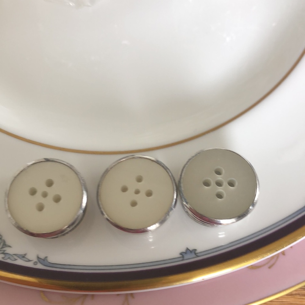 Sterling & Button Salt & Peppers - Picture 2 of 8